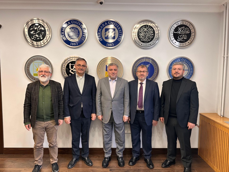 Mavera Vakfı’ndan Marmara Üniversitesi Rektörü Prof. Dr. Mehmet Emin Okur’a Ziyaret